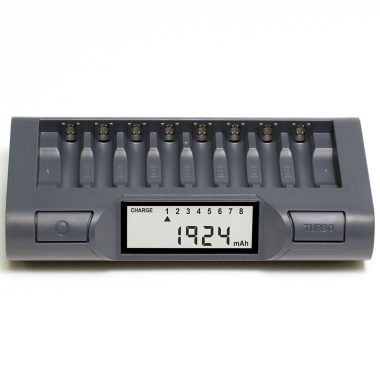 Cargador Powerex MH-C940 para 8 pilas AA, AAA
